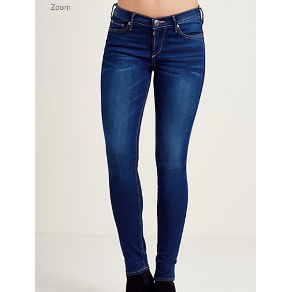 True Religion 🌻 Casey Low Rise Suoer Skinny Jeans